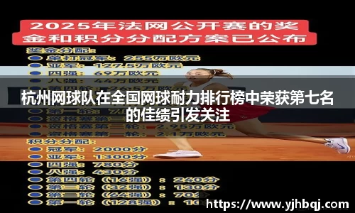 杭州网球队在全国网球耐力排行榜中荣获第七名的佳绩引发关注